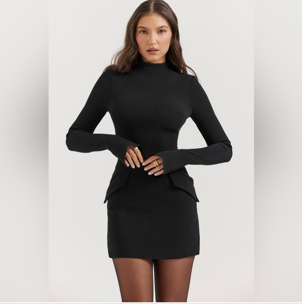 Mahalia black mini dress
